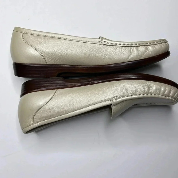 SAS Simplify Slip On Loafers leather comfort shoes size 9 slim - Picture 3 of 5